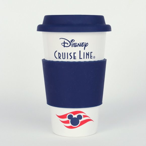 Disney Kitchen Disney Cruise Line Ceramic Travel Coffee Mug W